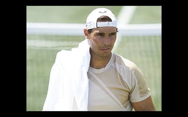 ナダル WBで練習開始