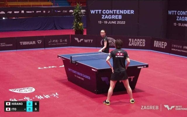平野美宇 vs 伊藤美誠｜WTTコンテンダーザグレブ2022 女子シングルス決勝