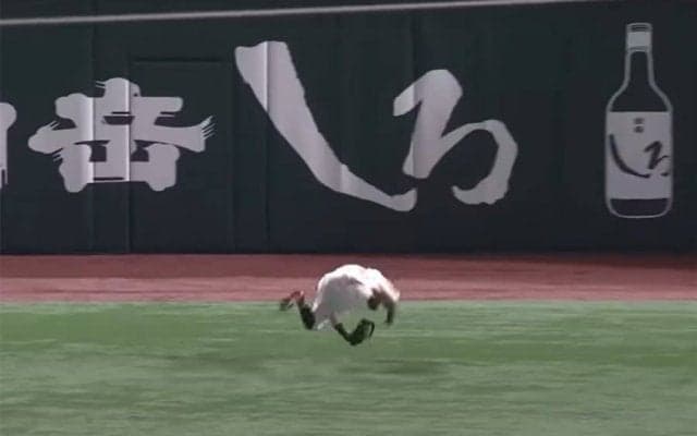 「なんで目線切って捕れるんだ」　ノールックからの“空中一回転”が「マジで難しい」