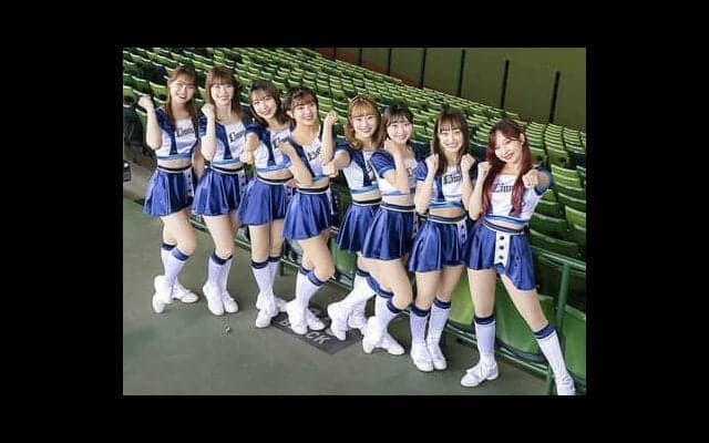 西武ライオンズのパフォーマーbluelegends新メンバー８名。華麗な舞いと笑顔で勝利へ導く
