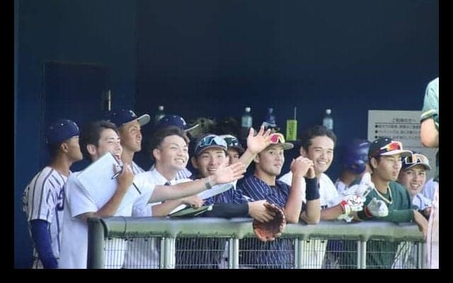 [硬式野球] 「いい刺激に」社会人との交流試合で実力差を実感