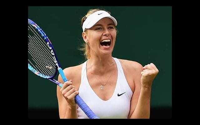  シャラポワ WBでの画像を公開 