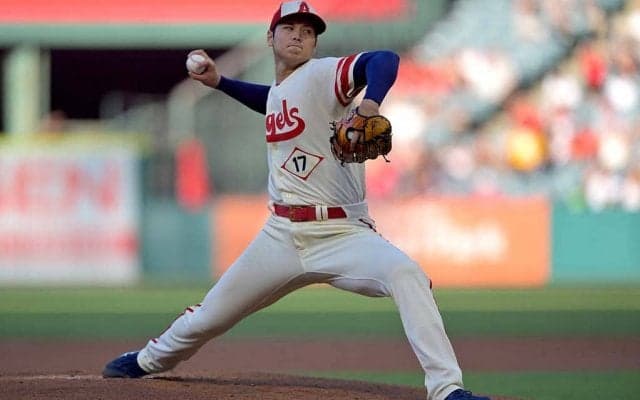 【MLB】大谷翔平、6回途中無失点で7勝目の権利　毎回の11奪三振快投に本拠地ファンも総立ち