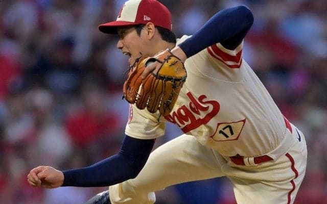 【MLB】大谷翔平、7勝目の権利持ち降板　6回途中11K無失点で今季100K到達、21回連続無失点