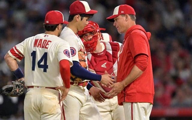 大谷翔平、降板時のコーチ登場で観客は大ブーイング　米実況「ただもっと見たいんだ」