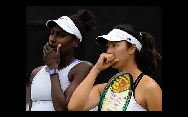  柴原ペアと青山ペア 初戦突破 