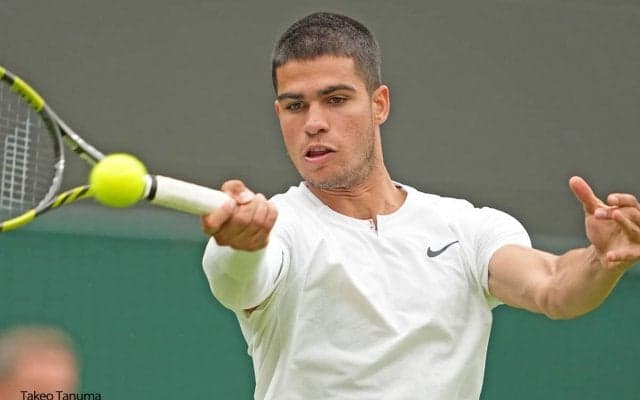 アルカラス「信じられないようなプレーができた」1時間40分でストレート勝利して初の４回戦進出[ウィンブルドン]