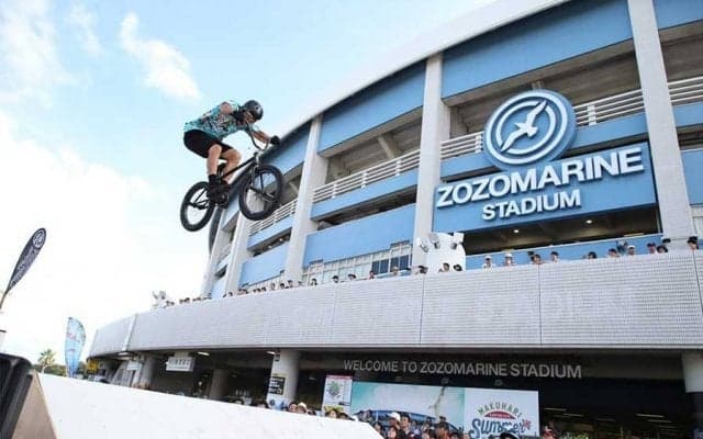 ロッテ本拠地で自転車BMXパフォーマンス実施　16～18日ZOZOマリン外周の特設会場で