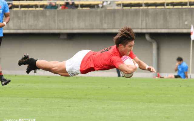 宮尾と佐藤がトライし躍動！　対抗戦選抜が競り勝つ