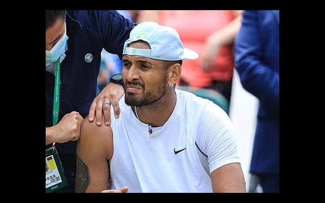  キリオス 痛めた右肩に言及 