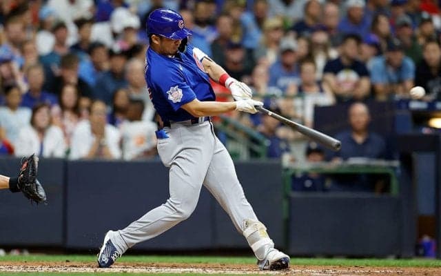 【MLB】2戦連発の鈴木誠也　“クソボール”をさばいた技あり弾にチームメートもビックリ「信じられない男だ」