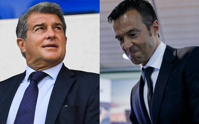 C・ロナウド代理人と会食のラポルタ会長、口を噤む「名前が出た選手については話はしない」