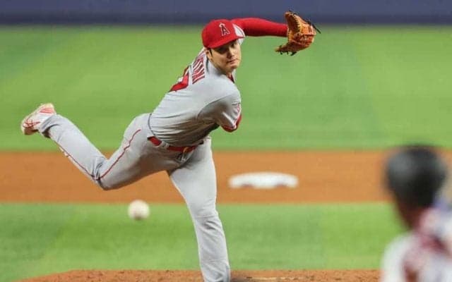 【MLB】大谷翔平の急ブレーキ“魔球”に「鳥肌立った」　打者呆然の絶望落下が「エグい」