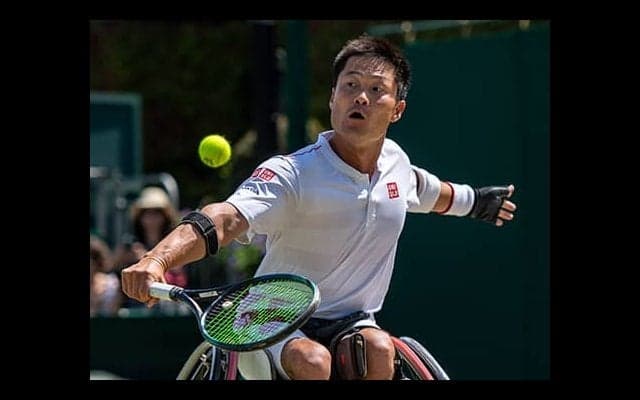  国枝慎吾 複でもV王手 