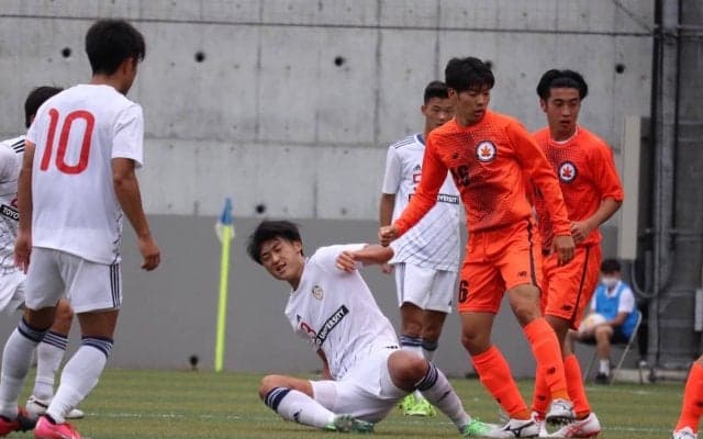 [男子サッカー]　瀬畠のゴールで先制も拓大に追いつかれドロー