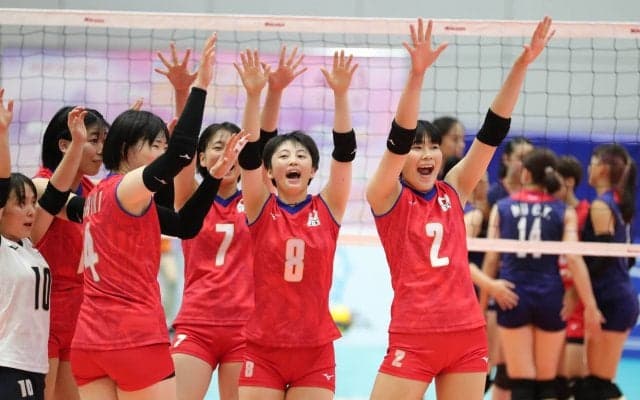 U20女子日本代表　初戦でチャイニーズタイペイにストレートで勝利