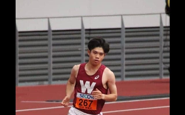 筒井がまた自己新！ 早大歴代５位をマーク