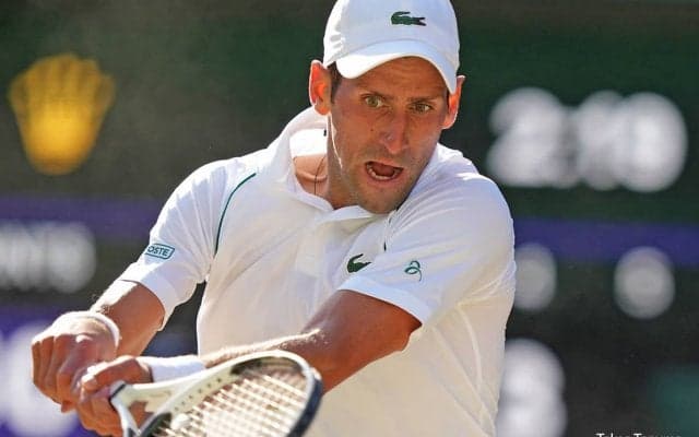 第3セットもジョコビッチが奪取、大会4連覇に王手[ウィンブルドン]