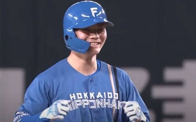 ハム清宮の「腕のたたみ方うますぎ」　高め捉えた爆速打が「ギータみたい」