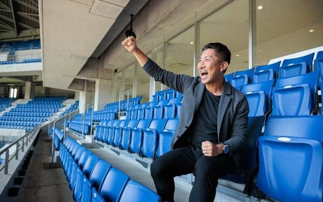 【Jリーグ】ガンバ大阪特命広報大使・前園真聖さんがパナスタ観戦プラン「カジュアルラウンジ」を 体験