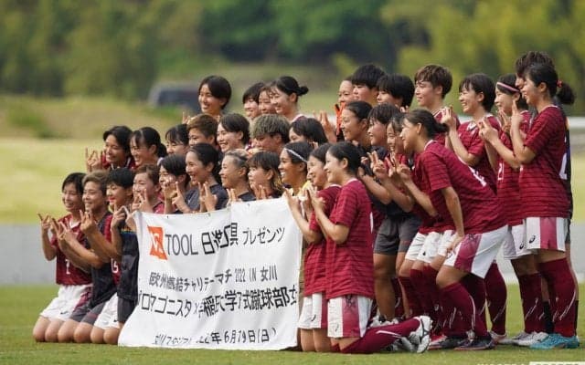 ３.11被災地・女川でチャリティーマッチ　欧州組に大勝！