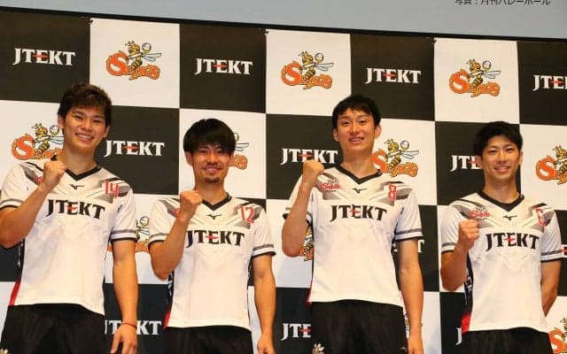 ジェイテクト新加入の柳田将洋、関田誠大ら日本一を誓う 目指すは世界基準