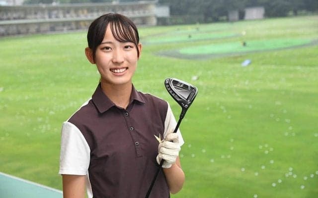 身長175cmで飛距離270y　17歳アマ馬場咲希、全米女子OP出場の逸材と父の二人三脚