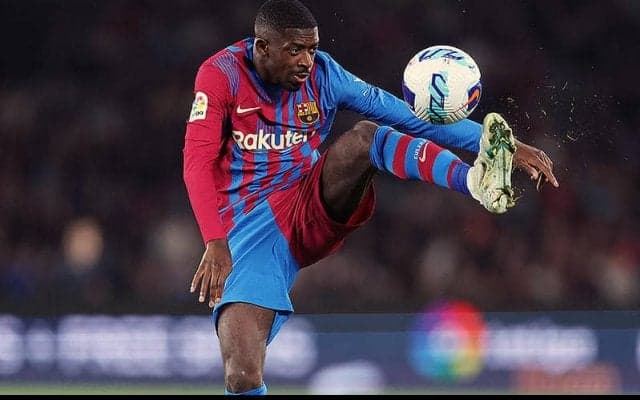 契約延長合意報道のデンベレがすでにバルサの練習に参加！　親友オーバが“お漏らし”