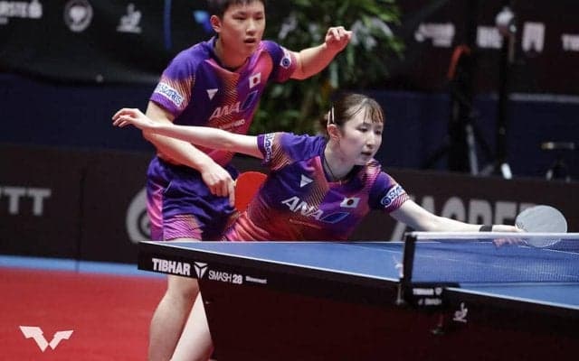 張本・早田 初戦での日本ペア対決で宇田・伊藤を撃破！8強進出【卓球 WTTスターコンテンダー】
