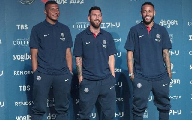 PSGが来日！ メッシ、ムバッペ、ネイマールがジャパンツアーに意気込み「サッカー熱が素晴らしい」