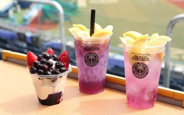 ロッテ、パープルにちなんだ限定“球場メシ”販売　紫いも、ブルーベリーなど使用