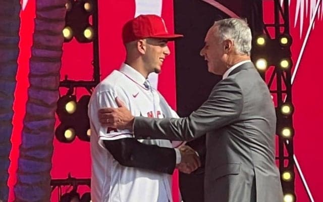【MLB】エンゼルス、打率4割超え大学生遊撃手をドラ1指名　野手1巡目は3年ぶり