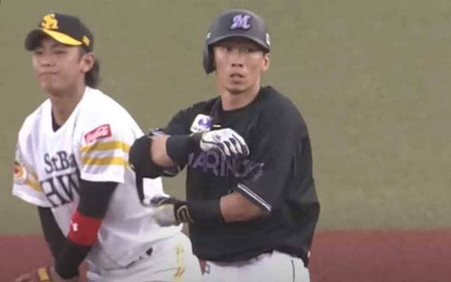 一塁蹴って超加速　余裕の“センター前二塁打”が「ギリギリにすらなってない」
