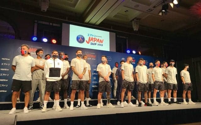 パリ・サンジェルマン、都内ホテルでレセプション　高橋陽一さんがライブドローイング