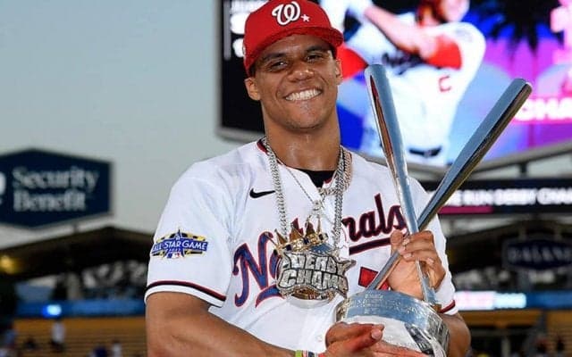 【MLB】HRダービー制覇ソト、147m弾も「酷い気分」？　電撃移籍の噂も「毎日100％出すだけ」