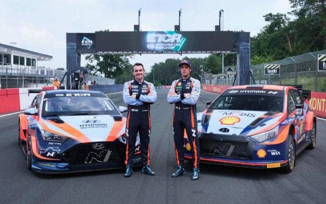 ヒョンデのヌービルがETCRのノルベルト・ミケリスとマシン交換