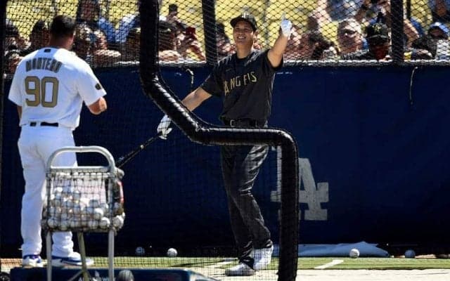 【MLB】大谷翔平、球宴フリー打撃で140m場外弾を連発　ド軍本拠地も騒然「オーマイガー」