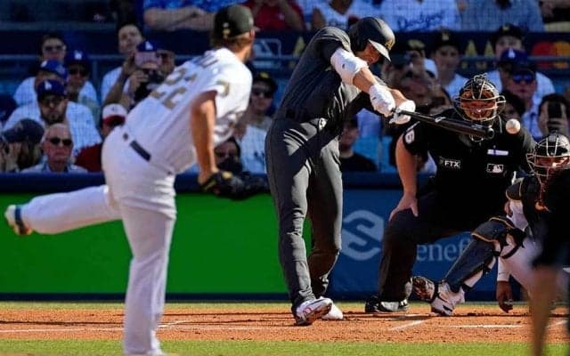 【MLB】大谷翔平、オールスター初安打　有言実行のカーショー撃ちも一塁牽制死…苦笑い