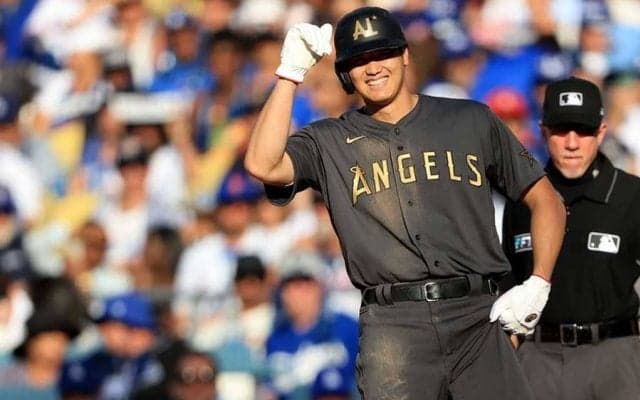【MLB】大谷翔平、球宴初安打も…直後に14年ぶり牽制死　珍記録に「よくも悪くも名前が出れば」