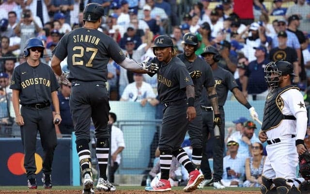 【MLB】ア・リーグが逆転で球宴9連勝　スタントンがMVP、大谷翔平は1安打1四球