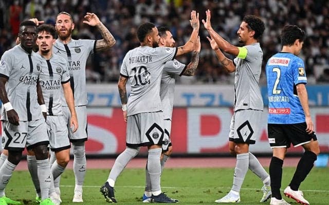 ムバッペ、ネイマールら先発のパリ・サンジェルマン、川崎相手に1－0で前半折り返し　メッシが先制ゴール