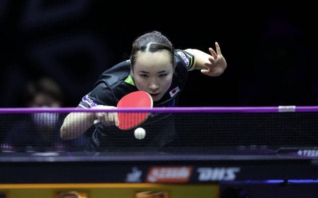 伊藤美誠 39歳の鉄人を撃破！早田とともにベスト8入り【卓球 WTTチャンピオンズ】