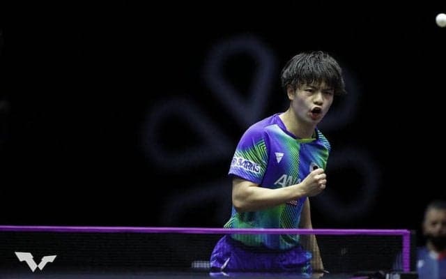 宇田幸矢 リオ五輪8強のフレイタスを撃破！日本勢のベスト8一番乗り【卓球 WTTチャンピオンズ】