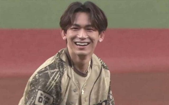 鋼の体で「めっちゃいい球投げてた」　EXILE38歳の快速ボールが「さすがすぎる」