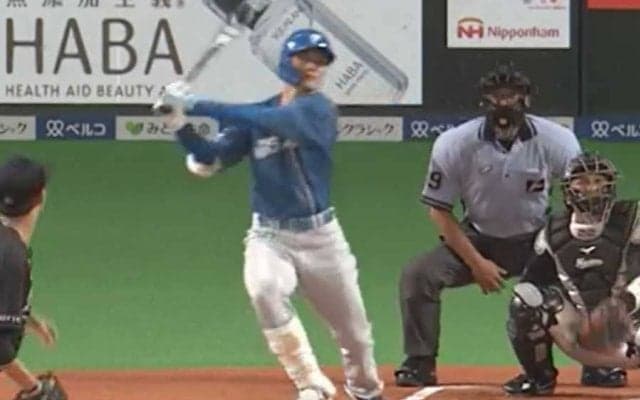 清宮幸太郎、初回先頭でフェンス直撃二塁打　「1番・一塁」で先発、8試合ぶりの安打