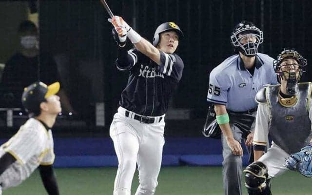 球宴第2戦、柳田が“清宮バット”で決勝弾＆MVP「フィーバーにあやかりました」
