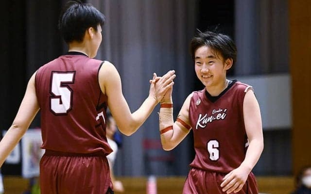 3Pシュート7本を沈めた大阪薫英女学院・熊谷…この先も「いつも通りのプレーを」