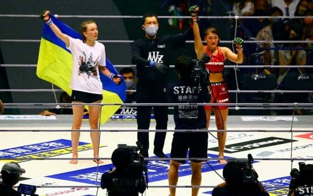 【RIZIN.37】ツヨカワ女王・RENA、GPトーナメント1回戦を“辛勝”突破　ウクライナ強敵に「めちゃくちゃ強かった」