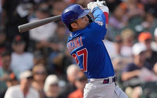 【MLB】鈴木誠也、中前打で2試合連続安打　4の1で打率.260、全米中継の注目一戦もカブス零敗