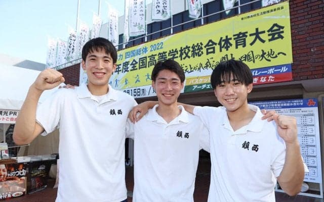 【四国インターハイ2022】男子大会も開幕 昨年王者の鎮西・舛本キャプテン「目標は連覇」